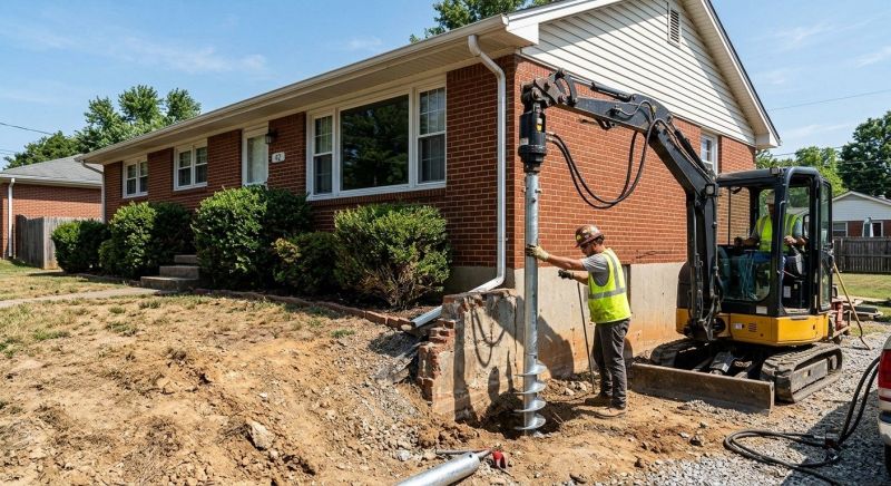 Helical Pile Installation in Sarasota, FL