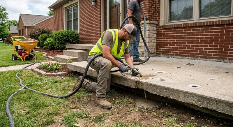 Walkway Leveling in Columbus, OH